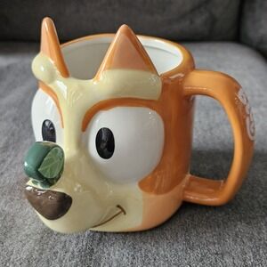 Zak Designs Bluey Bingo Figural Sculpted Ceramic Mug 15 oz 443 ml